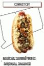 hot dog con parmesano, ajo frito, mozzarella, almejas
