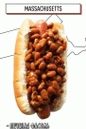 hot dog de frijoles horneados