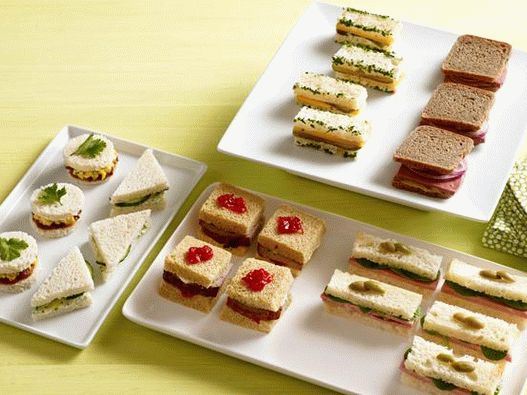 Foto de 50 recetas de mini sándwiches de té británicos