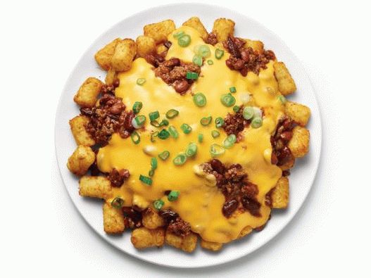 2. Bolas de papa con frijoles picantes