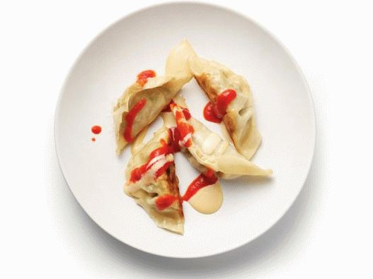 8. Bolas de masa hervida con salsa teriyaki