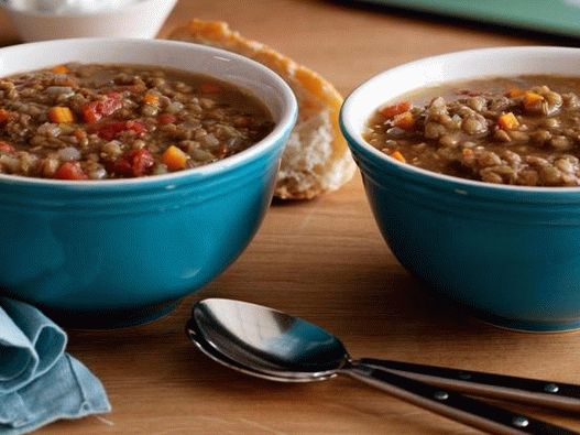 No. 5: Sopa de lentejas vegetariana No. 5: Sopa de lentejas vegetariana