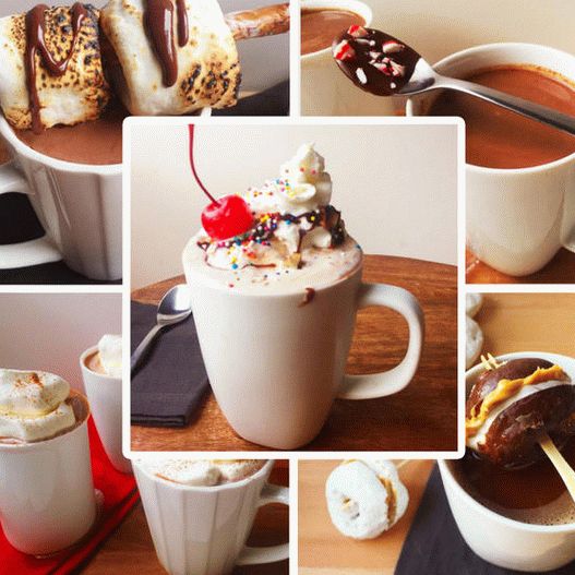 Foto de 5 deliciosas coberturas para chocolate caliente
