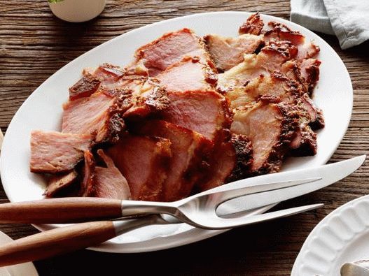 Foto jamón americano de la ciudad