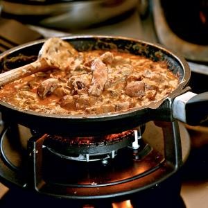 Stroganoff de res con champiñones