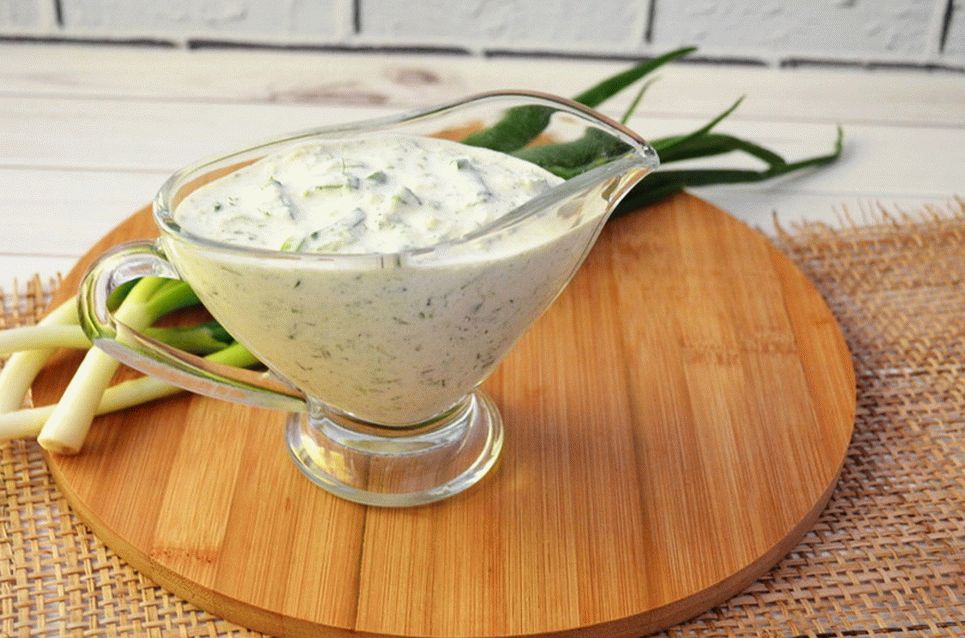 Salsa blanca de kebab