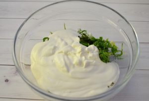 Salsa blanca de kebab