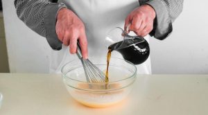 Panqueques en cerveza oscura