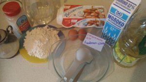 Tortitas finas en leche