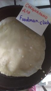 Tortitas finas en leche