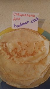 Tortitas finas en leche