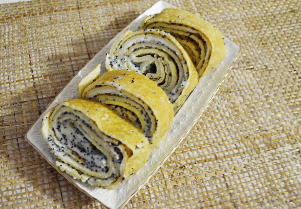 Panqueques con semillas de amapola