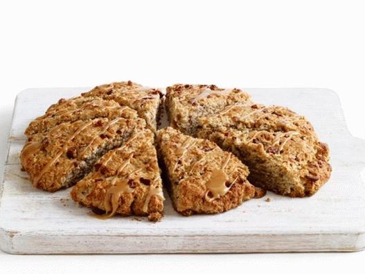 Foto Grandes pendientes con nueces y glaseado de arce