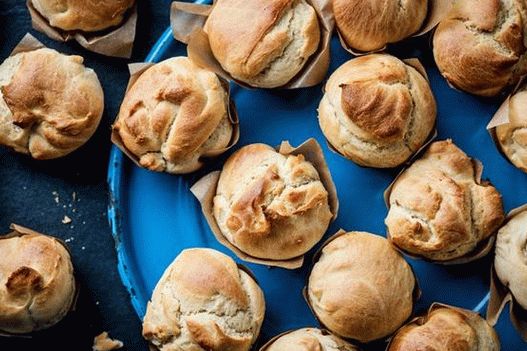 Foto Brioche con champiñones y queso
