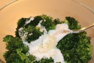 Brócoli yogur