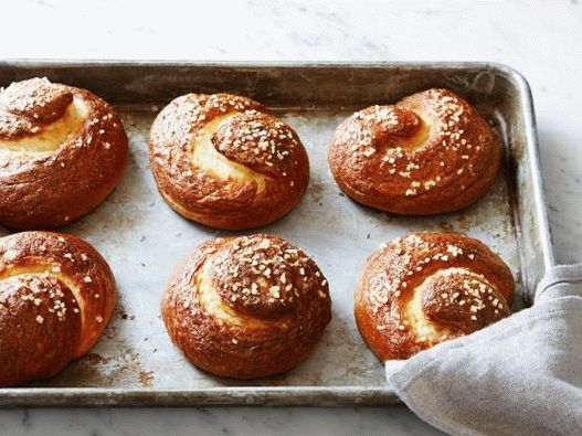 Foto bollos de pretzel
