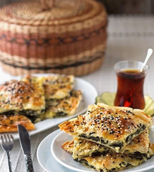 Foto de Borek con espinacas y queso feta