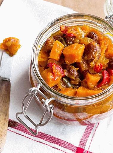 Chutney de calabaza con foto
