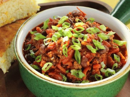 Foto de Chile con carne molida y zanahorias