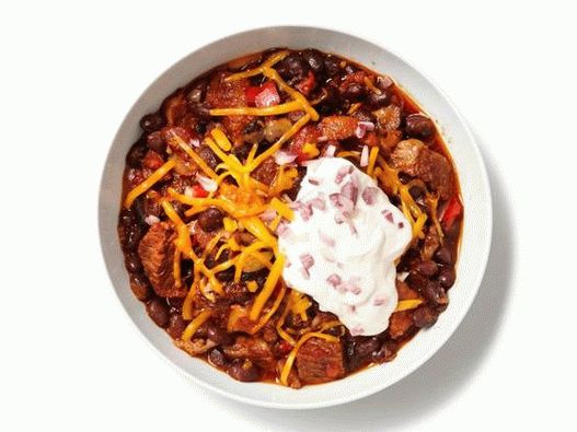 Foto de Chile con carne de cerdo y res