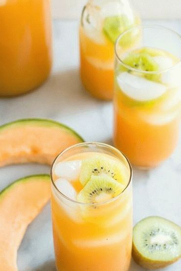 Foto bebida de melón