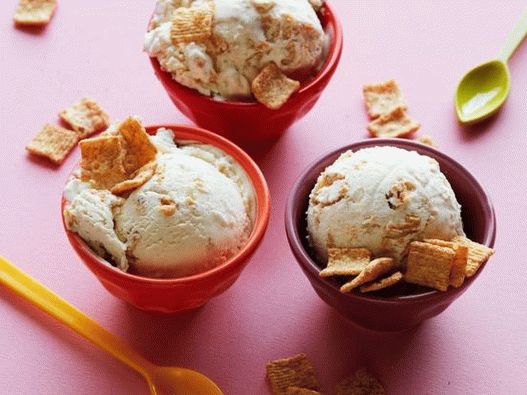 Helado con desayuno