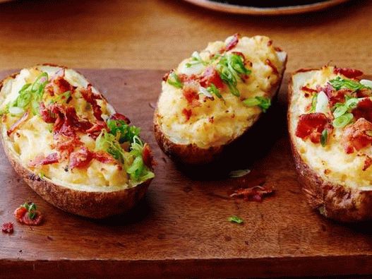 Foto de papa al horno doble