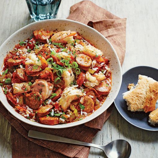 Foto de Jambalaya con camarones y chorizo