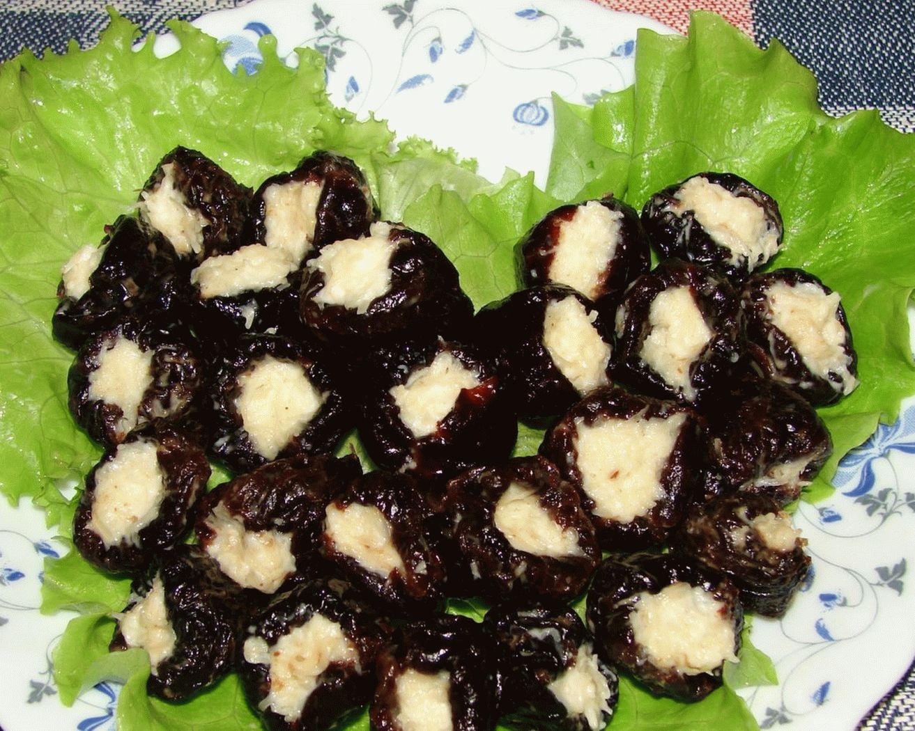 Ciruelas pasas rellenas