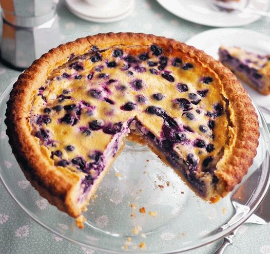 Foto pastel de arándano finlandés