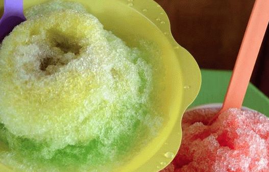 Foto fruta hielo con kiwi