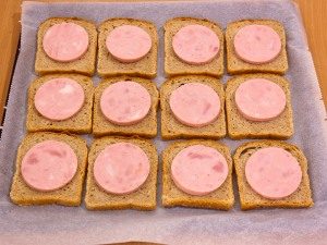 Tostadas hawaianas