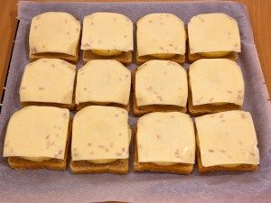 Tostadas hawaianas