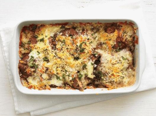 Foto de hongos Portobello gratinados