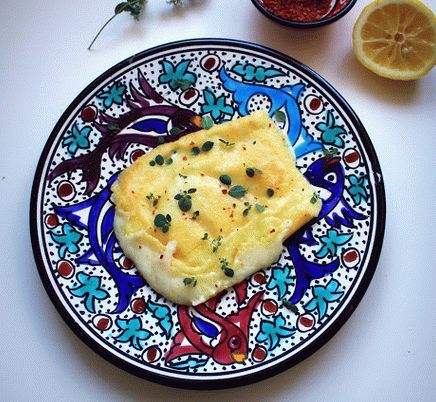 Foto aperitivo griego - queso frito