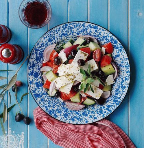 Foto ensalada griega Choriatiki
