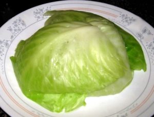 Rollitos de col de champiñones