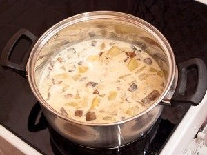 Estofado de champiñones