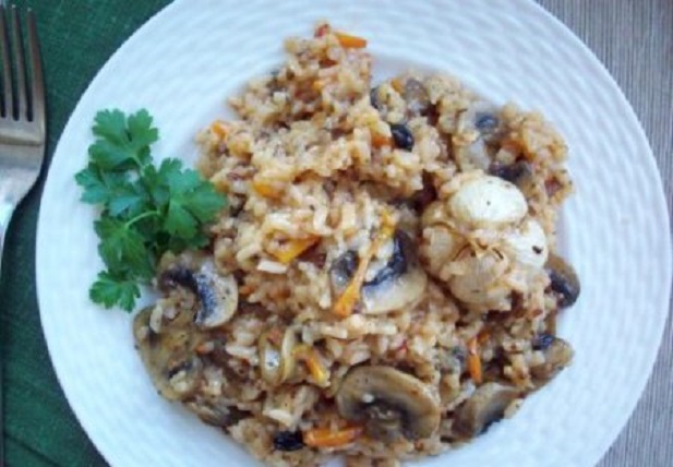 Pilaf de setas