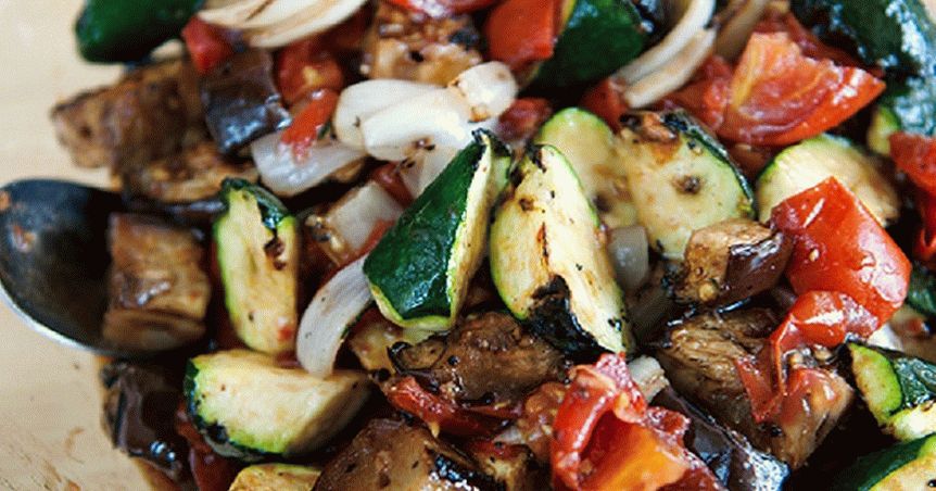 Ensalada a la parrilla