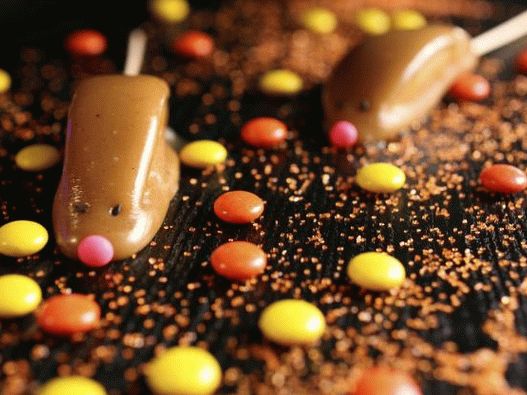 Foto Peras en caramelo