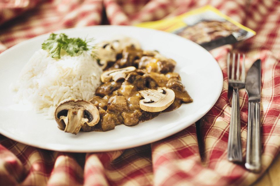 Goulash de setas del bosque