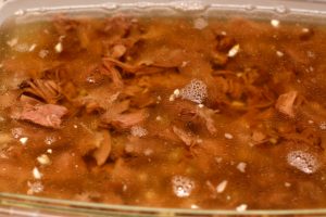 Carne de res en gelatina