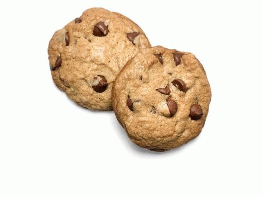 Foto galletas crujientes con condimento de calabaza y chocolate