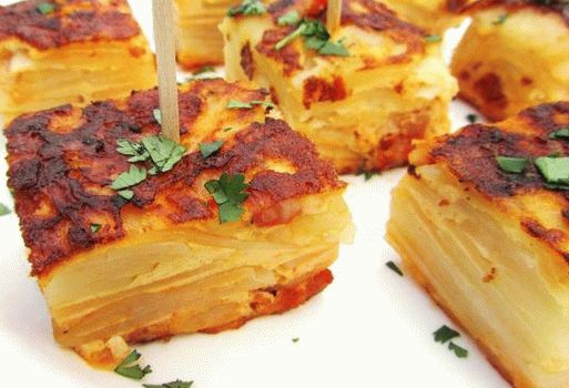 Foto de tortilla española (tortilla con papas)