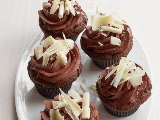 Foto Cupcake con relleno de chocolate