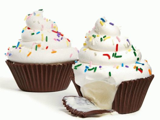 Foto de pastelitos de helado de chocolate