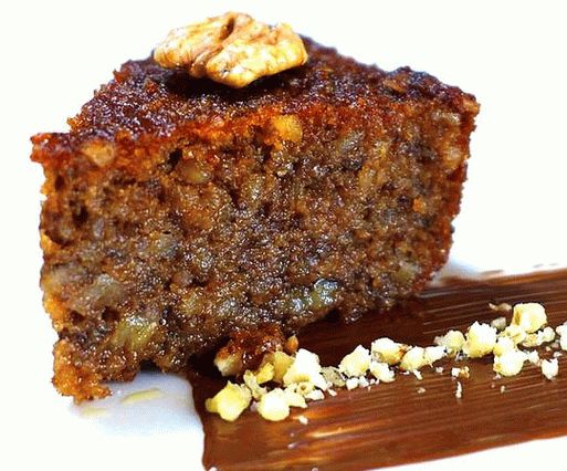 Foto de Karidopita (Karidopita) - Pastel griego de nuez con almíbar