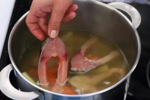 Carpa en salsa de cerveza