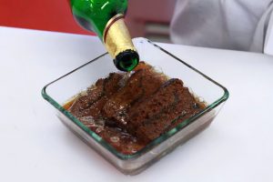 Carpa en salsa de cerveza